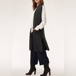 Aritzia Wilfred Olivie Cardigan (100% soft wool)